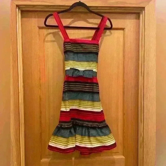 French Connection Women’s Striped Mini Dress. Size 4. - Picture 4 of 6